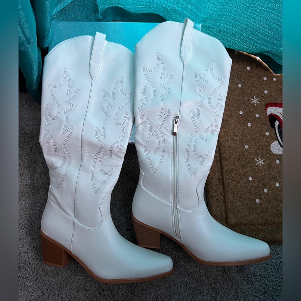 Brand New White Boots